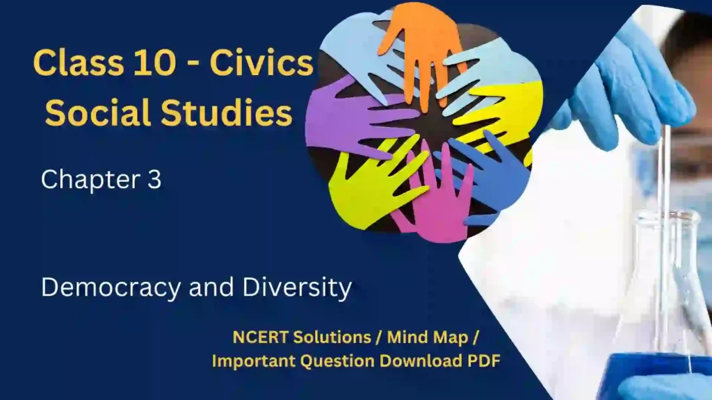 Class 10 Social Studies Civics Chapter 3 Democracy and Diversity