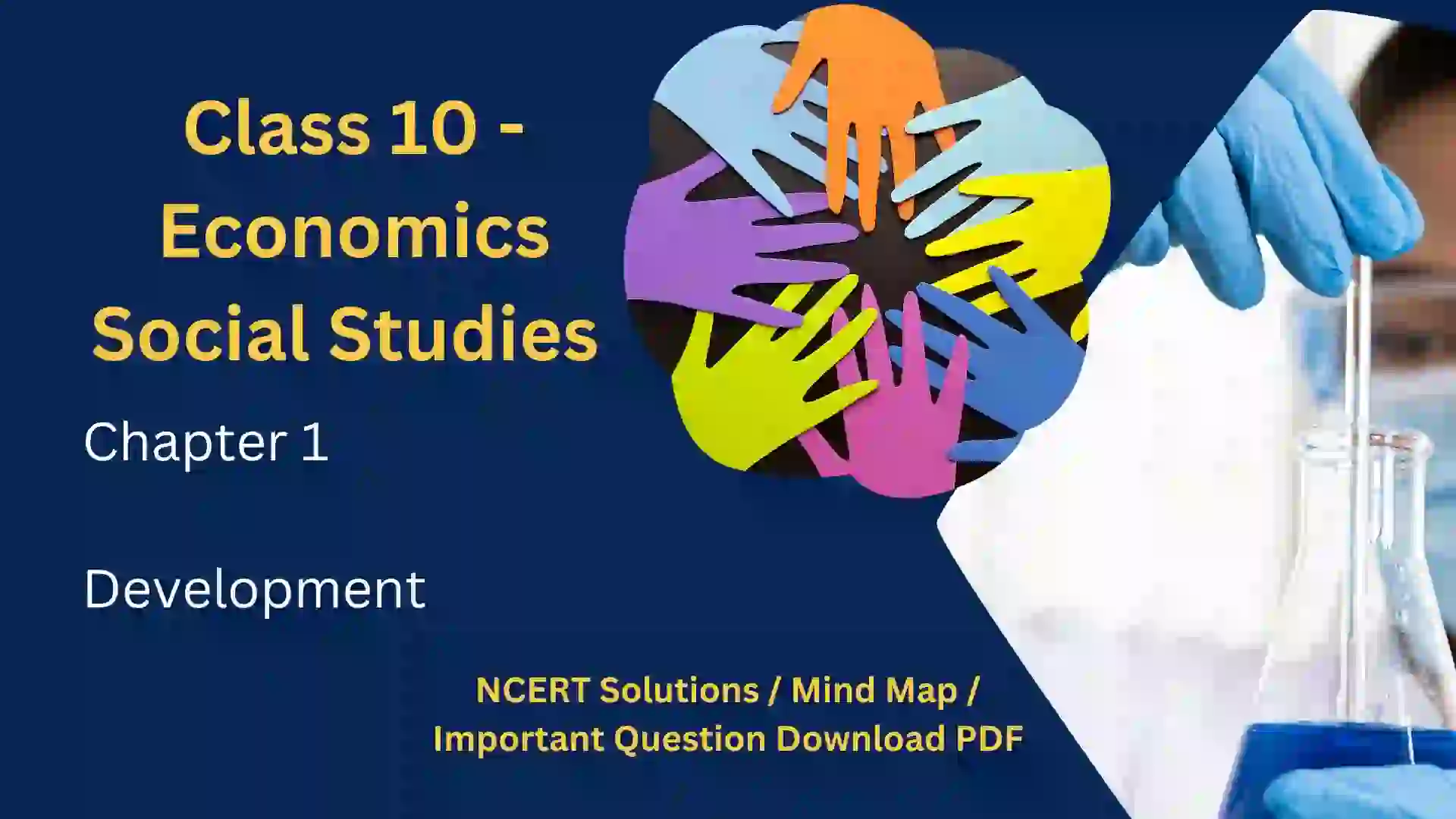 NCERT Solutions / Notes Class 10 Social Studies Economics Chapter 1 Development